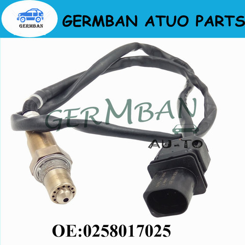 Sensor de oxígeno y gases de escape Lambda O2, nueva fabricación de 0258017025, para V W, Skoda, Audi LSU 4,9, banda de alambre OE #0 258 017 025 30-2004 ► Foto 1/1