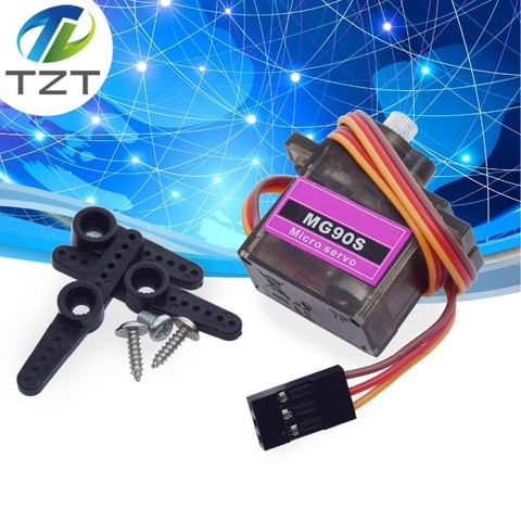 TZT MG90S Metal gear Digital 9g Servo para Rc helicóptero avión barco coche MG90 9G en STOCK ► Foto 1/6