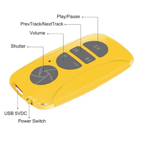 Mando a distancia Multimedia con Bluetooth Para iphone y teléfonos android, gafas 3D VR para samsung galaxy s5 s6 ► Foto 1/3