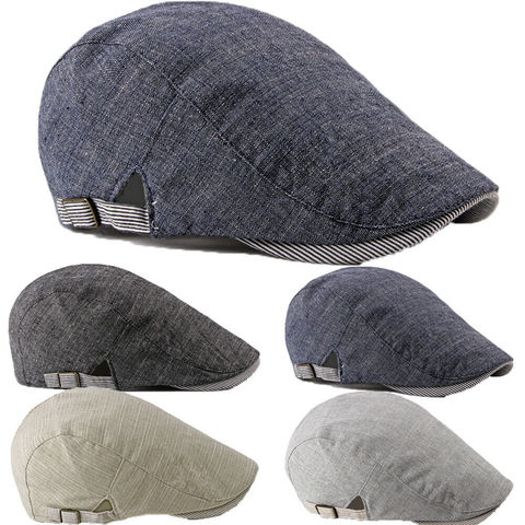 Moda Casual hombres gorro Ivy de algodón mono de Golf de boina de taxista sombrero ► Foto 1/6