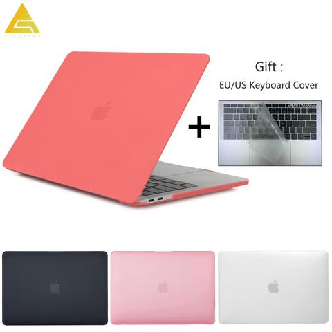 Nuevo A2289 funda de portátil para Macbook Pro 13 M1 2022 caso Pro 16 15 11 12 cubierta ID táctil para Mac libro aire 13 caso A2337 A1932 A2179 ► Foto 1/6