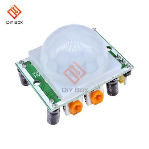 Módulo HC-SR501 Sensor de movimiento PIR infrarrojo piroeléctrico, módulo Detector de movimiento humano para Arduino ► Foto 1/6