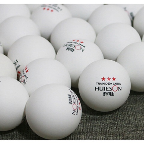 Huieson-pelotas de tenis de mesa de 3 estrellas, plástico ABS, nuevo Material, Pelotas de Ping Pong, pelota de tenis para entrenamiento, 40 + 2,8g, paquete de 50 unidades ► Foto 1/6
