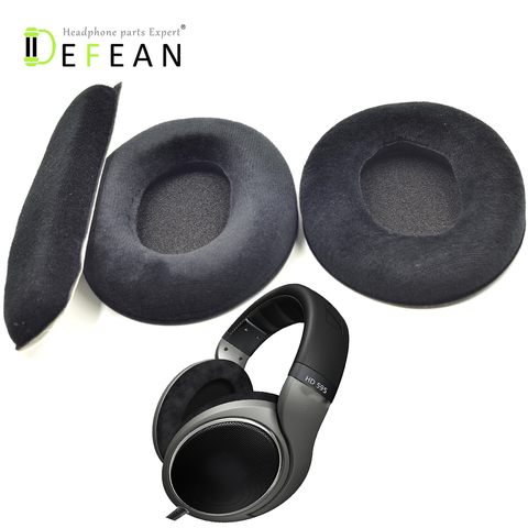 Defean-almohadillas para los oídos de repuesto, cubierta de cojín y Diadema para auriculares sennheiser HD515 HD555 HD595 HD518 HD558 ► Foto 1/6