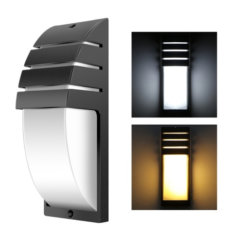 Luces de porche LED impermeables para exteriores, lámpara de pared para jardín, pasillo, balcón, iluminación, decoración, AC85-265V, 12W ► Foto 1/6