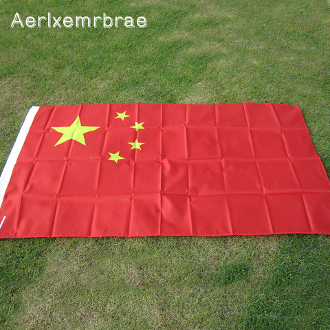 Bandera China colgante de 90x150cm, bandera nacional China, decoración interior y exterior para el hogar, aerlxemrbrae, Envío Gratis ► Foto 1/3