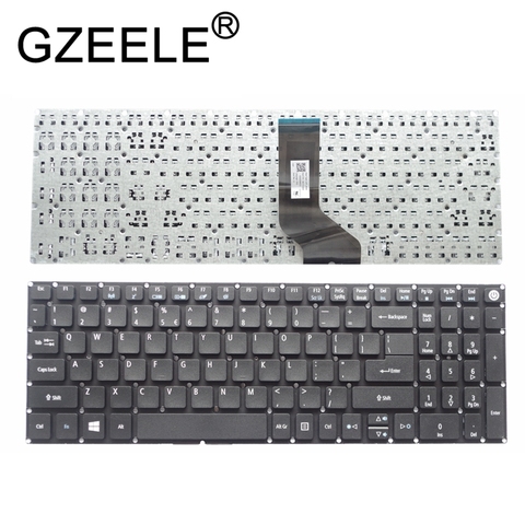 GZEELE, nuevo para Acer Aspire E15 E5-573G E5-573T E5-574G E5-574, E5-575G, teclado versión en inglés y estadounidense sin marco ► Foto 1/4