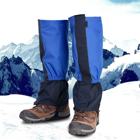 Polaina de mallas impermeables Unisex, cubierta para piernas, Camping, senderismo, bota de esquí, zapato de viaje, nieve, caza, polainas para alpinismo, a prueba de viento 1, 2022 ► Foto 1/6