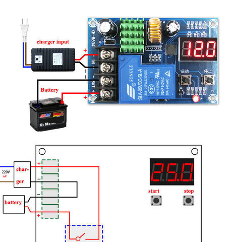 CC 6 ~ 60v 12V 24V 48V cargador de batería de iones de litio de plomo control controlador de carga módulo interruptor de protección ► Foto 1/6