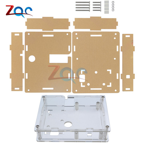 Caja de cubierta protectora de acrílico transparente para LCR-T4, probador de Transistor M328, medidor de capacitancia ESR Mega328 ► Foto 1/6