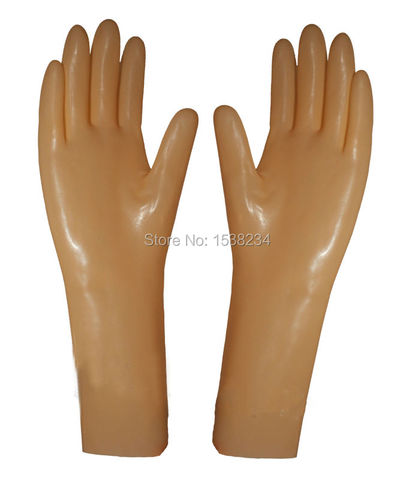 Guantes de látex para Cosplay, guantes cortos de goma para la piel, talla M ► Foto 1/1