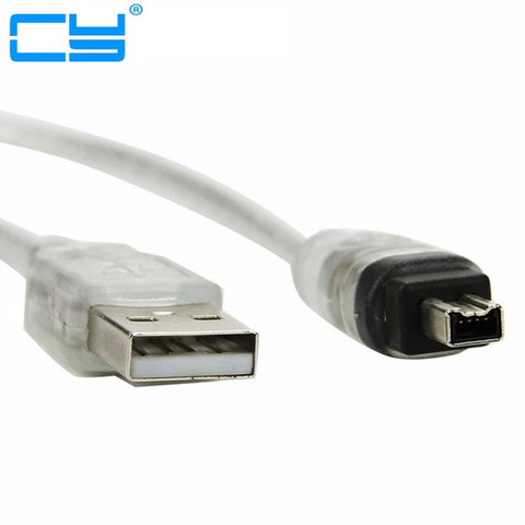 Cable adaptador USB macho a Firewire IEEE 1394, 4 pines, iLink, para cámara SONY DCR-TRV75E DV, 150cm ► Foto 1/3