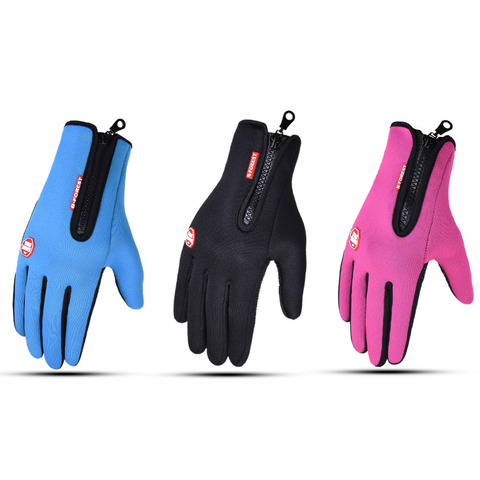 Kyncilor-guantes de invierno para ciclismo, resistentes al agua, resistentes al desgaste, con pantalla de tacto de terciopelo, térmicos ► Foto 1/6