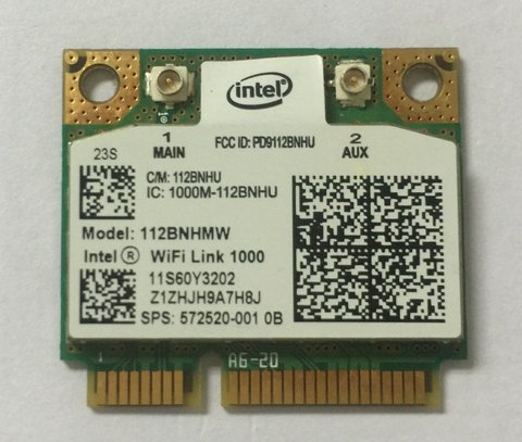 Intel 1000 112BN_HMW mitad Mini PCI-E Centrino WLAN Wifi inalámbrico módulo de tarjeta 802,11 bgn para HP 572520-001 60Y3202 ► Foto 1/2