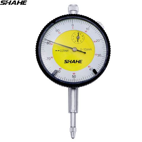 SHAHE-Herramienta de precisión de 0-10mm, indicador de esfera de 0,01mm, instrumento de medición, indicador de calibre ► Foto 1/5