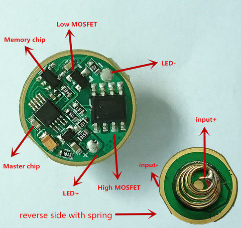 Sofirn-controlador C8A C8T, placa de circuito de 2 grupos, controlador LED antimarcha atrás, modo de memoria ► Foto 1/3