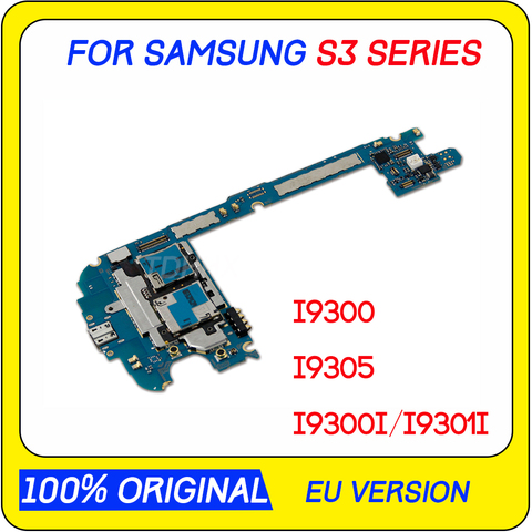 Placa base desbloqueada 100% original, versión europea para samsung galaxy S3, i9300, con sistema android ► Foto 1/2