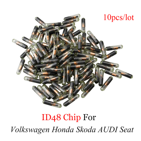 10 unids/lote llave de coche Chip ID44 ID46 ID48 transpondedor de carbono Chip de PCF7935AA PCF7936/PCF7936AS ► Foto 1/2