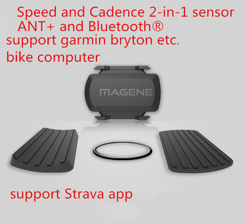 Sensor de cadencia de ciclismo Magen speedómetro bicicleta ANT + Bluetooth 4,0 inalámbrico para Strava garmin bryton iGPSPORT bicicleta ordenador ► Foto 1/6