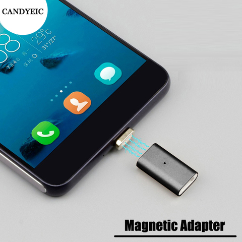 CANDYEIC Micro USB adaptador magnético para HUAWEI Moto Cable, carga magnética para SAMSUNG HTC Sony XIAOMI Smartphone accesorio ► Foto 1/6