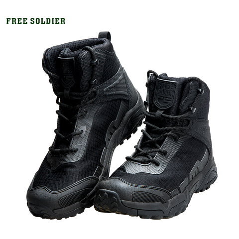 Soldado libre deportes al aire libre senderismo táctico militar hombres botas lacrimógeno zapatos para escalada camping ► Foto 1/1