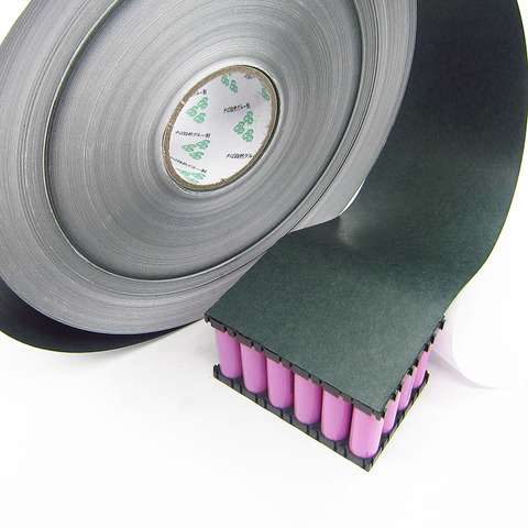 18650 batería de iones de litio de highland papel de cebada ancho 120MM cola cáscara verde papel adhesivo de aislamiento de espesor 0 ► Foto 1/2