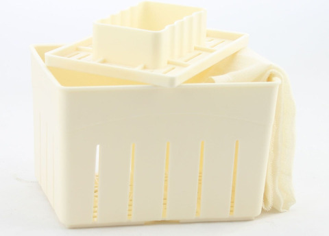Molde de prensa de Tofu de plástico DIY para hacer Tofu, Kit de molde de prensado, herramienta de cocina de tela de queso, molde para tofu, 3 uds. ► Foto 1/5