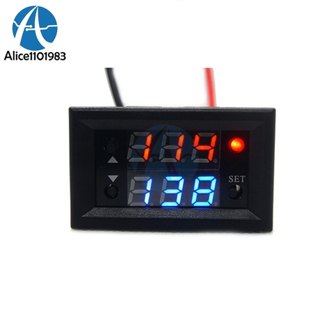 Relé Digital de tiempo T2302, módulo de relé de retardo DC 12V 20A, temporizador, Ciclo de pantalla LED, 0-999, módulo de relé ajustable ► Foto 1/6