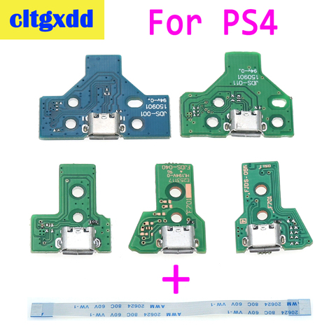 Cltgxdd para PS4 controlador de carga Micro USB puerto para placa hembra jack Dock 12Pin 14Pin JDS 001 011 030 040 055 conector de Cable ► Foto 1/6