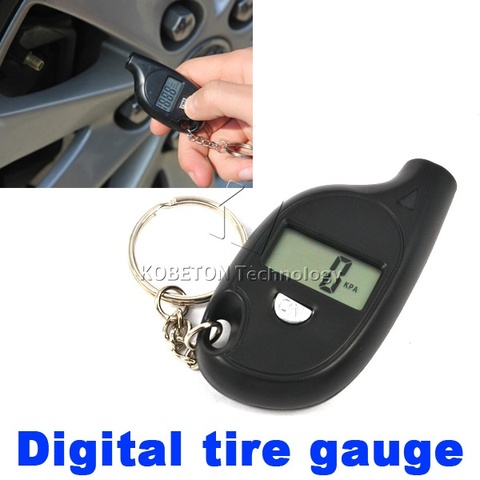 Mini medidor Digital portátil de presión de neumáticos para coche, herramienta de medición de aire para motocicleta, pantalla LCD, 2-150 PSI ► Foto 1/6