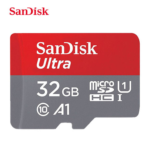 SanDisk-tarjeta de memoria Micro SD para teléfono inteligente Android, 32GB, 16GB, Class10, UHS-1, MicroSDHC Mini, 64GB, 128GB, 256GB ► Foto 1/6
