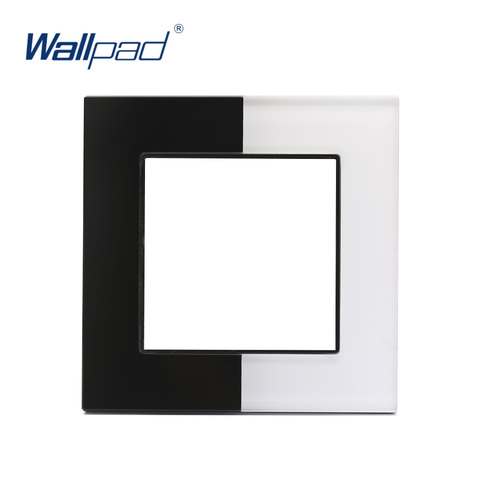 Wallpad blanco y negro Piano de Panel de vidrio templado de vidrio marco de dos colores Hotel de vidrio de Panel sólo marco ► Foto 1/1