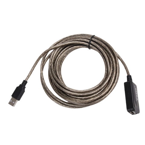 Repetidor activo de 20M/15M/10M/5M USB 2,0 macho a hembra extensor de extensión Cable M/F ► Foto 1/6