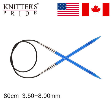 Knitter's Pride-agujas circulares de 80cm, aguja de tejer para manualidades DIY ► Foto 1/1