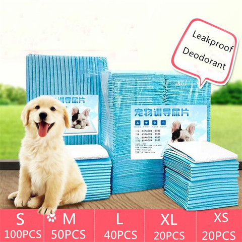 60*90cm para pañales adiestramiento de cachorros almohadillas para pequeño Lager perros, Labrador mujer desechables formación orina de pañal para gato 100 Uds ► Foto 1/6