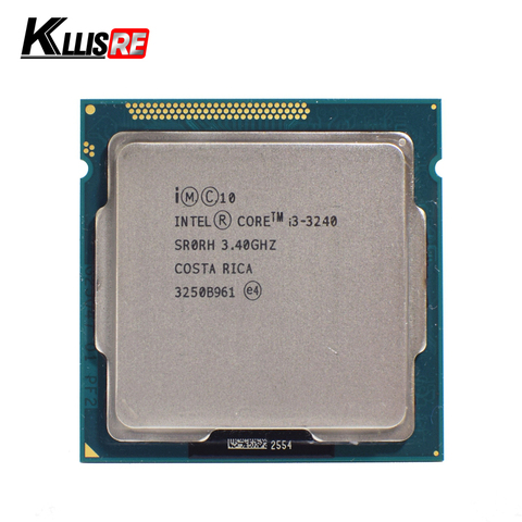 Intel I3 3240 Dual-Core 3,4 GHz LGA 1155 TDP 55W 3MB de caché i3-3240 procesador de CPU ► Foto 1/1