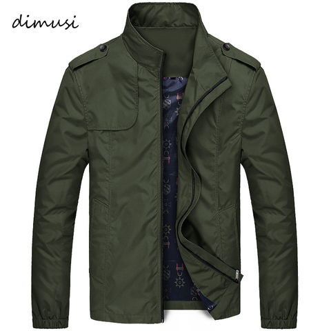 DIMUSI, chaqueta Bomber de primavera para hombre, moda masculina, ropa de calle, abrigos de Hip Hop para hombre, prendas de vestir, rompevientos, chaquetas ajustadas, ropa, YA833 ► Foto 1/6