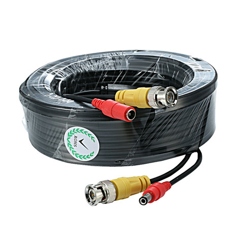 Cable de vídeo BNC de alta calidad, cámara de seguridad CC, CCTV, núcleo de cobre, AHD CVI, sistema de vigilancia DVR, Accesorios de instalación ► Foto 1/1