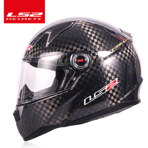 Casco Original LS2 FF396 de fibra de carbono para moto rcycle LS2 CT2 cascos integrales casco moto sin bomba ► Foto 1/6