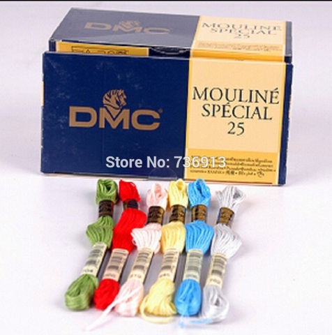 DMC-Hilo de bordado, accesorio para punto cruz, cualquier color y cantidad a elección ► Foto 1/5