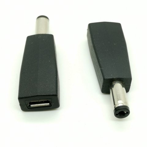 Adaptador de conector de alimentación macho a CC, 5V, Micro usb para tableta 2,0 hembra a CC 5,5x2,1mm, 5,5x2,1mm, 1 Uds. ► Foto 1/4