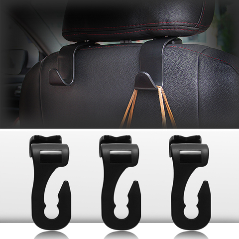 Ganchos universales para el asiento del coche, ganchos para colgar, soporte Universal para el reposacabezas, ganchos para almacenamiento de la casa, estilo sencillo ► Foto 1/1