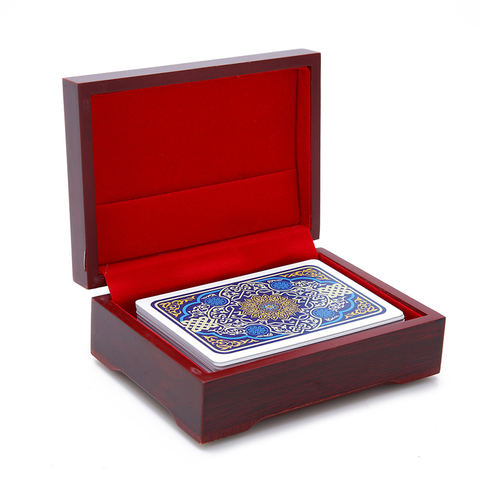 Poker caja jugando recipiente para tarjetas de almacenamiento de embalaje de la caja de poker caja de bridge ► Foto 1/6