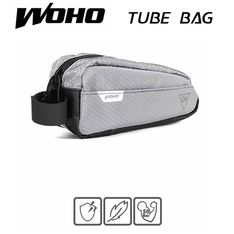 WOHO-bolsa ultraligera para bicicleta de montaña, ultraligera, de tubo superior, de hierro gris ► Foto 1/5
