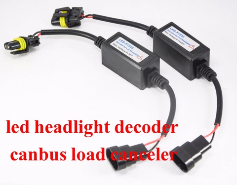 2 uds Kit de faros LED de coche decodificador H4 H1 H7 H8 H9 H11 9005 de 9006, Error 9012 libre decodificador de cancelador condensador arreglar intermitente parpadeando ► Foto 1/1