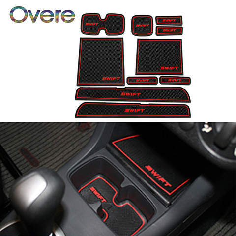 Ohere-alfombrilla para compartimento de puerta de coche, caja de almacenamiento, accesorios para Suzuki Swift 2005-2012 2013 2014 ► Foto 1/4