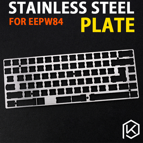 Placa de Teclado mecánico de acero inoxidable XD84 eepw84, soporte de placa de acero inoxidable para eepw84 xd84 pcb 75% ► Foto 1/4