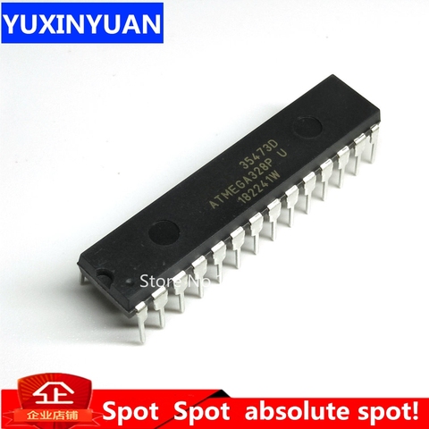 YUXINYUAN ATMEGA328P-PU CHIP ATMEGA328 ATMEGA328P MCU AVR 32K 20MHz FLASH DIP-28 1 Uds ► Foto 1/2