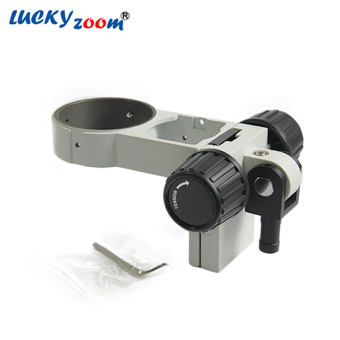 Luckyzoom-Microscopio Trinocular estéreo con Zoom brazo A3, soporte focalizado, accesorios para microscopios, rosca de 76MM, envío gratis ► Foto 1/1