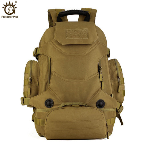 Mochila militar táctica de 40L para hombre, morral de viaje de nailon resistente al agua, de camuflaje, de gran capacidad ► Foto 1/1